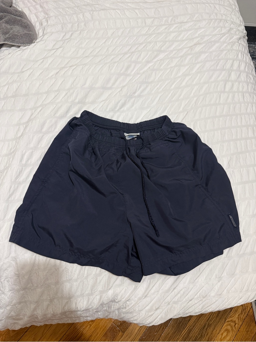 Reebok Navy Athletic Drawstring Shorts